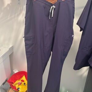 Figs dark shadow Cargo Pants with Relaxed Fit